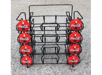 4 Metal Coca Cola Racks