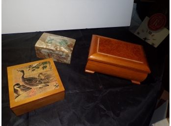 Lot Of 3 Vintage Boxes