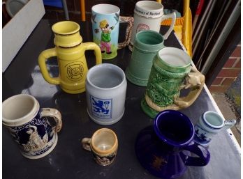 Lot Of 10 Vintage Mugs
