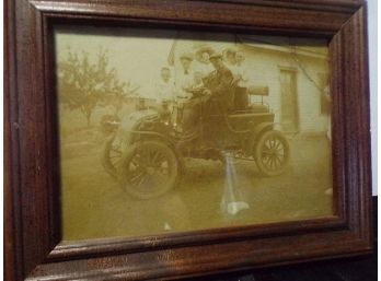 Old Oldsmobile Auto Photo In Frame