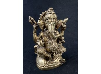 Brass Hindu Ganesha Statue