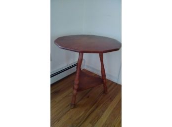 Antique Pine Table - 12 Sided