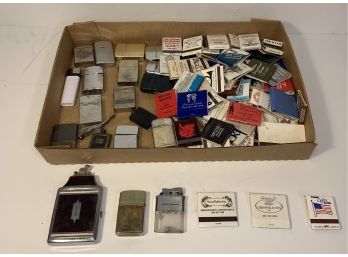 Vintage Matches And Lighters