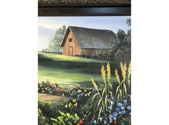 Countryside Oil  On Canvas Painting