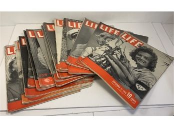 Lot Of 1940s Life Magazines