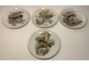 Lot Of 4 Kaiser Germany Decorative Bird Plates