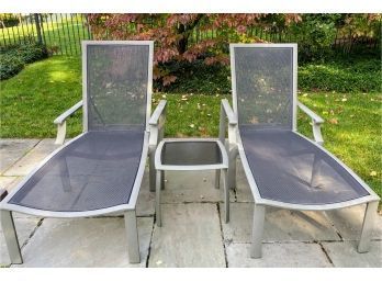 Brown Jordan Lounge Chairs & Side Table (2 Of 2)