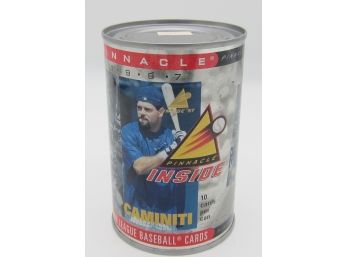 Ken Caminit Pinnacle Can 97 NFL Football Cards In A Can Factory Sealed