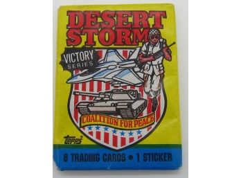 Desert Storm Victory Series Coalition For Peace Trading Cards 1 Pack
