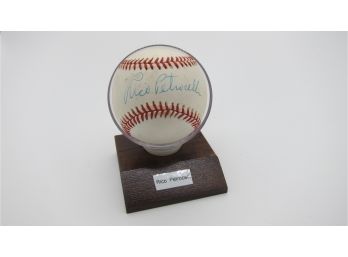 Rico Petrocelli  #6 Autographed Baseball