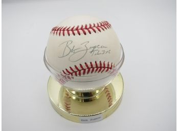 Bob Zupcic #28 Outfielder Autographed Baseball