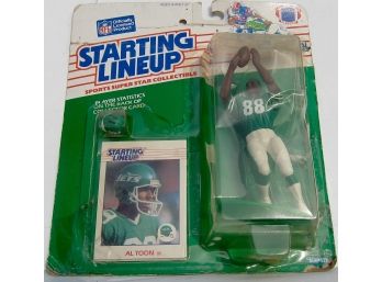 AL TOON 88 Starting Lineup JETS  Figure With Card  And  Helmet