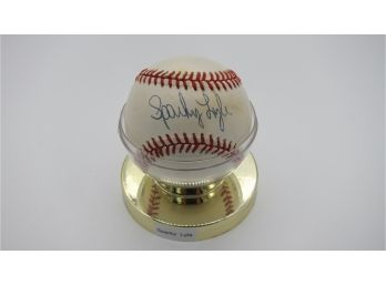 Sparky Lyle #28 Autographed Baseball
