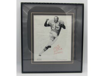 Signed NFL Jim Nance # 35 Boston Patriots 1965 14' X 11' Photograph