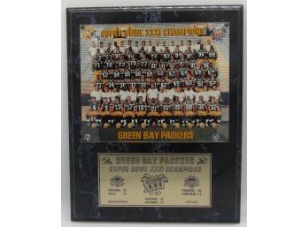 1 Of 5011 Super Bowl XXXI Champions GREEN BAY PACKERS Limited Team Plaque Authenticity Included
