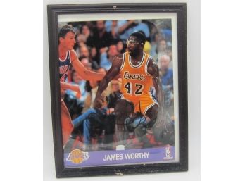 James Worthy Lakers #42 Signed Photo