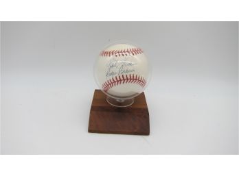Bobby Thomson/ Ralph Branca  Autographed Baseball Authenticity Included