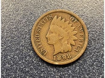 1898 Indian Head Penny. 4 Of 4.