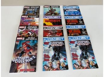 12 Marvel And DC Comics. Wolverine, Batman, Spiderman, Captain America Plus!