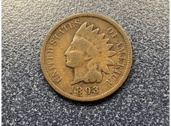 1893 Indian Head Penny. 3 Of 4.