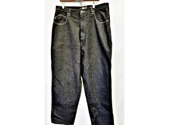 Southpole Men's Relaxed-Fit Core Black Denim Jean  Size 38