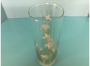 Vintage Pasabahce Floral Vase {9 Inches Tall)