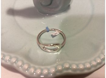 Cherish Ring Sterling Silver- Size 6 Comes With Anti Tarnish Cloth