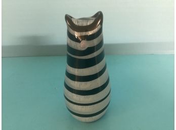 Vintage Murano (?) Art Glass Striped Cat