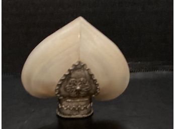 Antique Mother Of Pearl Spade Shape Scent/Snuff Bottle