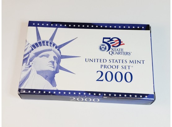Complete 2000 United States Proof Set With State Quarters