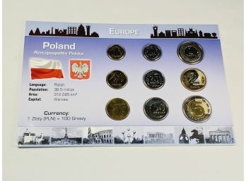 Coins Of Europe - Poland Currency Set