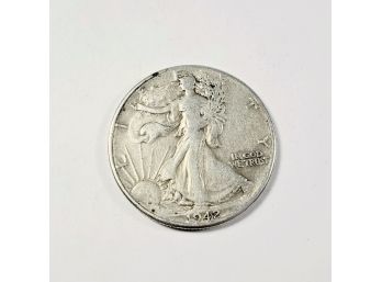 1942 Walking Liberty Silver Half Dollar (wW II)