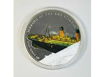 Large Commemorative Coin  100 Year Anniversary Of The Titanic