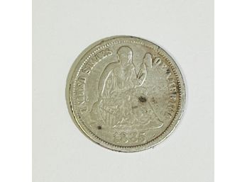 1885 Silver Seated Liberty Dime
