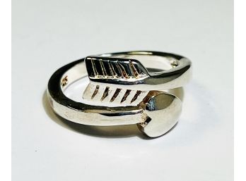 Vintage Sterling Silver Arrow Ring