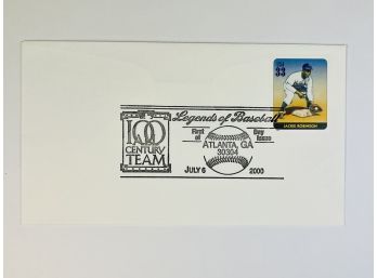 Legends Of Baseball 2000 Atlanta, GA First Day Cover.... Jackie Robinson