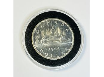 1966 UNC Canadian Dollar SILVER