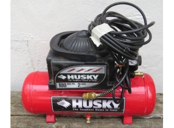 Husky 2 Gallon Air Compressor - In Working Condition