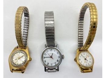 3 Vintage Timex Watches