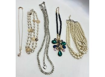 5 Vintage Necklaces