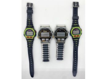 Four Vintage Timex Ironman Triathalon Digital Watches, 1980s