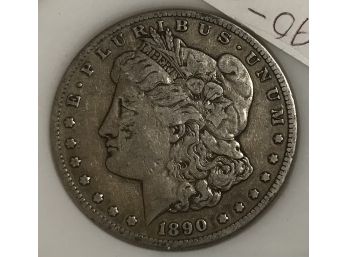 1890-CC Morgan Silver Dollar KEY DATE