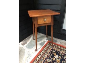 Hale Early Side Table With Stencil Pull