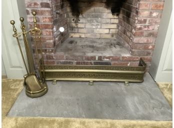 Fireplace Tools And Fender