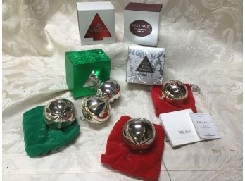 Lot Of 7 Silver Ornaments