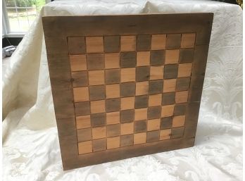 Solid Wood Checker Chess Board