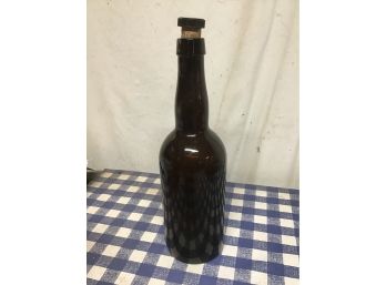 Brown Corked Bottle