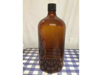 Large Brown Apothecary Bottle