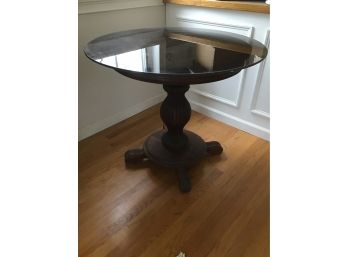Early Table With Glass Top