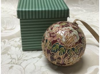 Enameled Decorative Ball Ornament